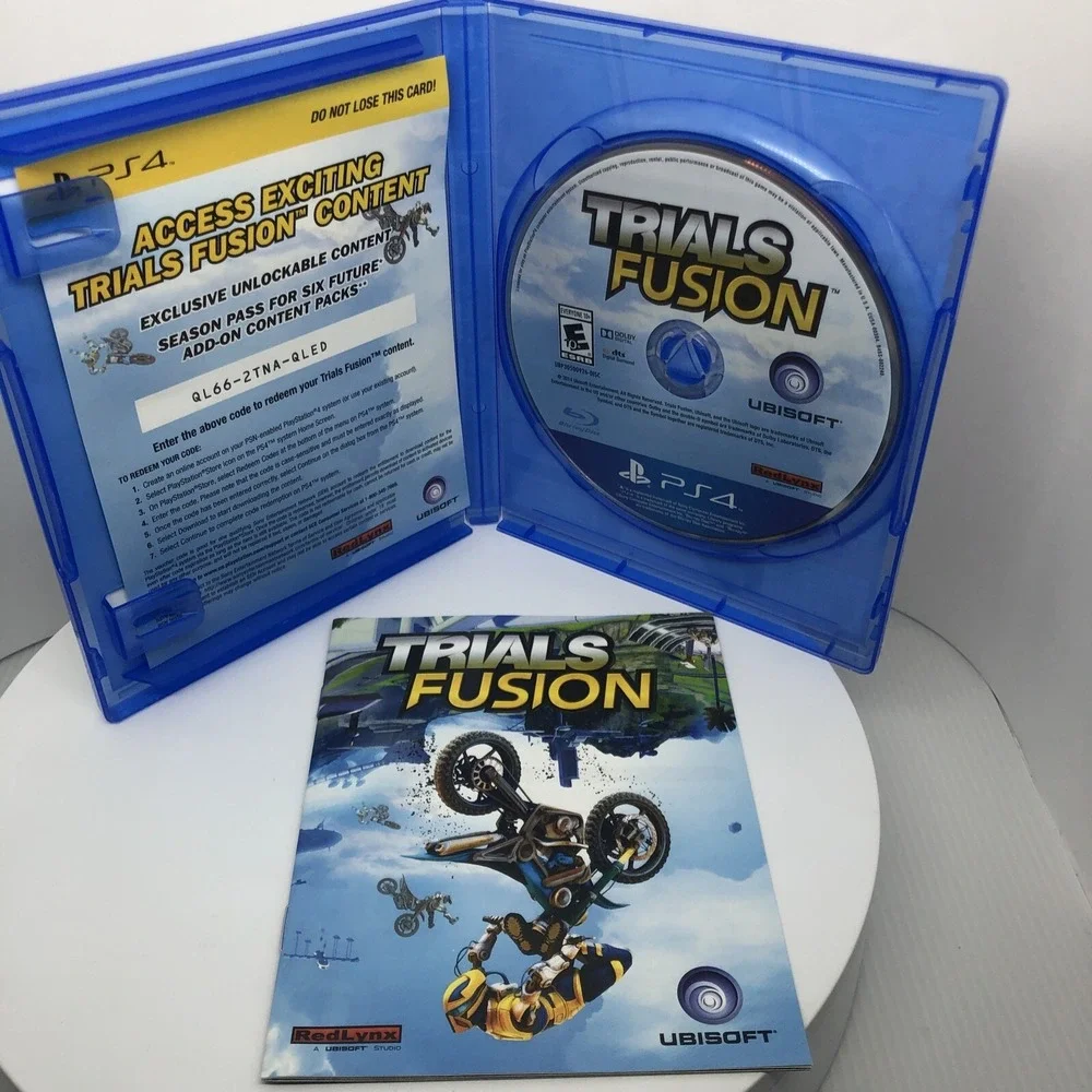 Trials Fusion (Sony PlayStation 4,‎ 2014) Excellent Condition, Works